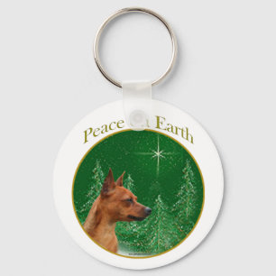 Chaveiro Miniatura Pinscher Peace