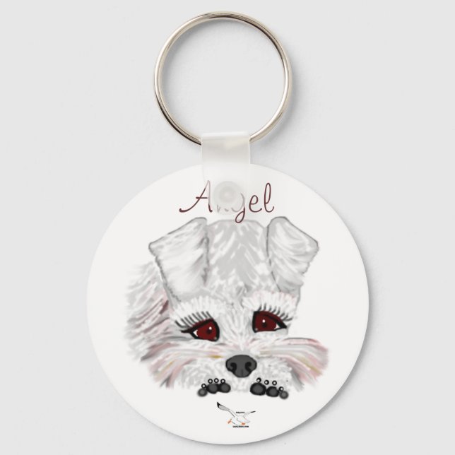 Chaveiro Miniatura Schnauzer (Frente)