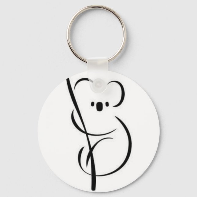 Chaveiro Minimalista Koala (Frente)