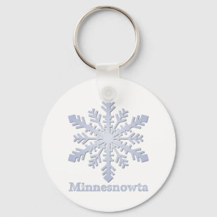 Chaveiro Minnesnowta Blue Snowflake