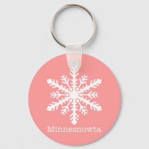 Chaveiro Minnesnowta Snowflake
