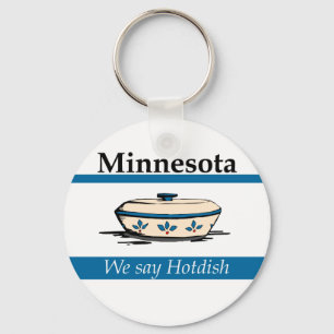 Chaveiro Minnesota: Dizemos Hotdish
