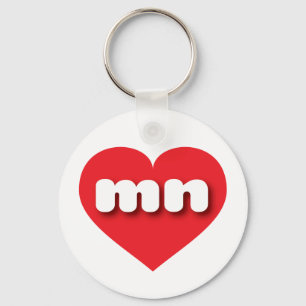 Chaveiro Minnesota Red Heart - amor