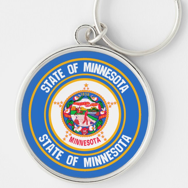 Chaveiro Minnesota Round Emblem (Frente)