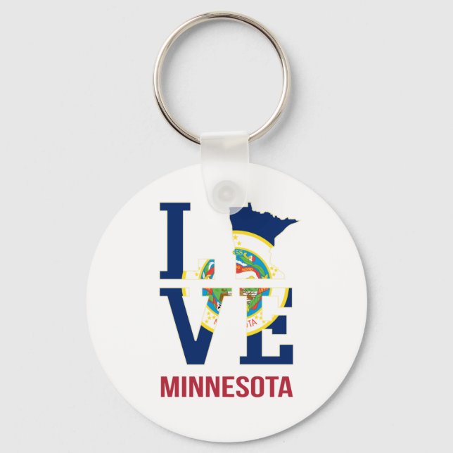 Chaveiro Minnesota State USA Love (Frente)