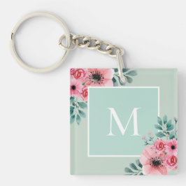 Chaveiro Mint Green | Toque de chave Floral Photo Monograph