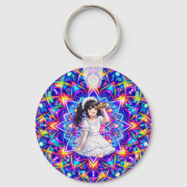 Chaveiro Mirabella im Farbenlicht – Kaleidoskop Mandala
