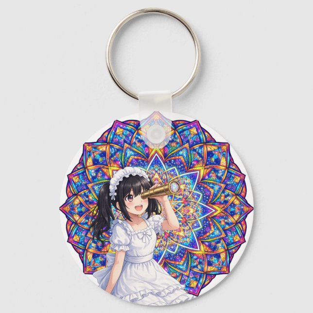 Chaveiro Mirabella in Kaleidoscope Light – Color Mandala  (Frente)