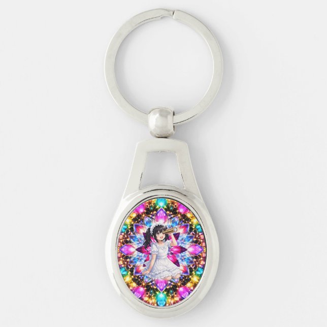 Chaveiro Mirabella in Kaleidoscope – Sparkling Mandala  (Frente)