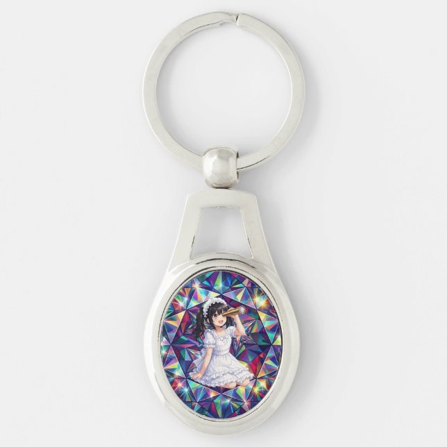 Chaveiro Mirabella in Prism Light – Kaleidoscope Metal  (Frente)
