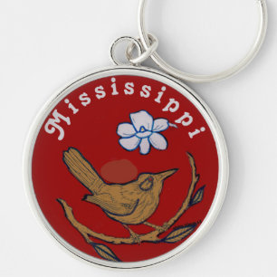 Chaveiro Mississippi Mocking Bird State