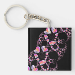 Chaveiro Mistério Cardíaco Fractal