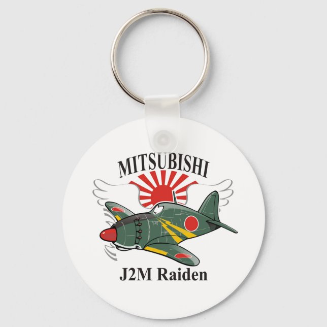 Chaveiro mitsubishi J2M Raiden (Frente)