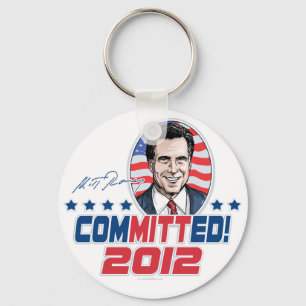 Chaveiro Mitt Romney ComMITTed 2012 Gear
