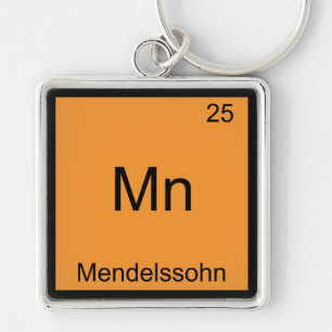 Chaveiro Mn - Mendelssohn Química Divertida Símbolo do Elem