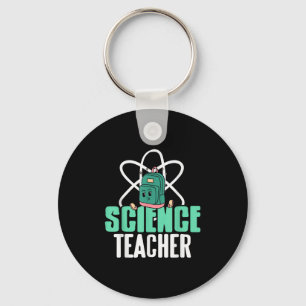 Chaveiro Mochila de professor de ciências engraçado humor e