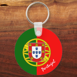 Chaveiro Moda e esporte na bandeira portuguesa