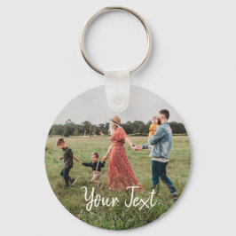 Chaveiro Modelo de Foto Personalizada e Texto Personalizado