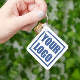Chaveiro Modelo de logotipo frente e verso duplo