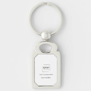 Chaveiro Modelo de logotipo personalizado elegante