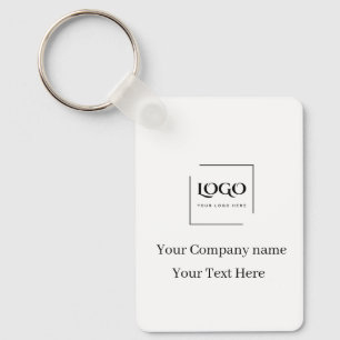 Chaveiro Modelo de logotipo personalizado elegante