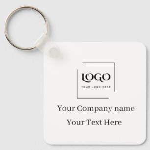 Chaveiro Modelo de logotipo personalizado elegante