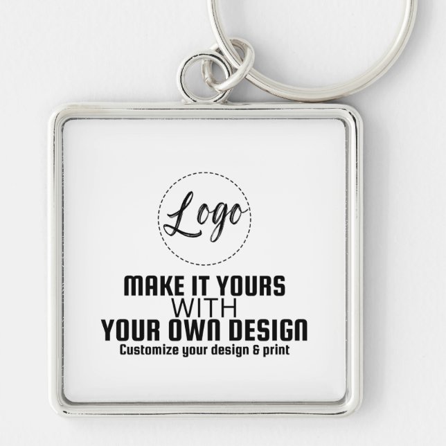 Chaveiro Modelo Personalizado em Branco (Frente)