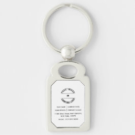 Chaveiro Modelo Personalizado em Branco