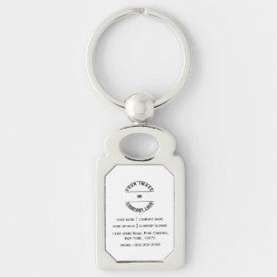 Chaveiro Modelo Personalizado em Branco
