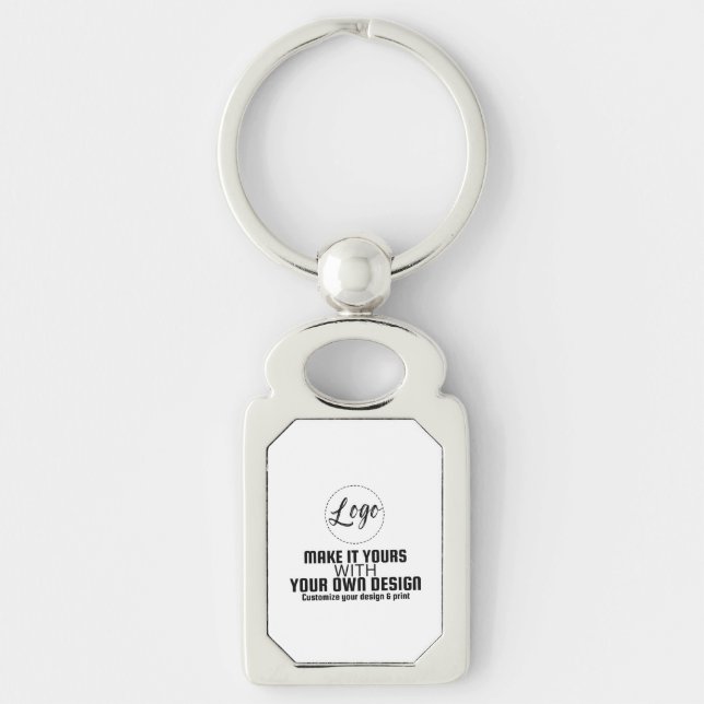 Chaveiro Modelo Personalizado em Branco (Frente)