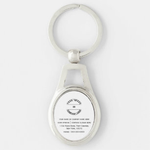 Chaveiro Modelo Personalizado em Branco