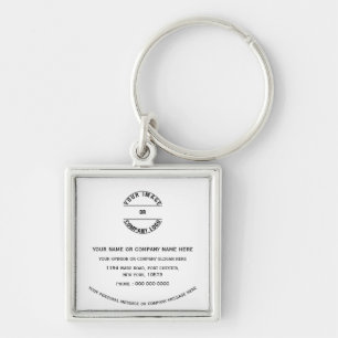 Chaveiro Modelo personalizado em branco 1,375"