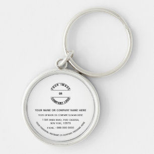 Chaveiro Modelo personalizado em branco 1,44" de metal