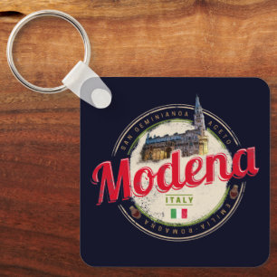Chaveiro Modena Emilia-Romagna Balsâmico Itália Souvenir