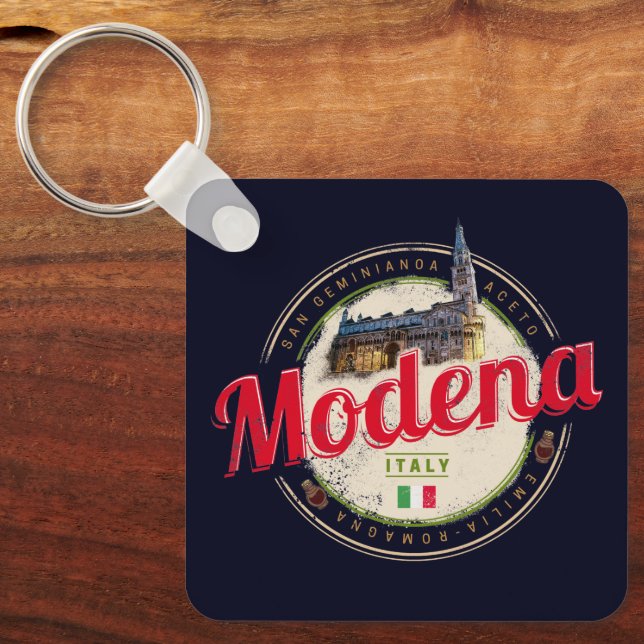 Chaveiro Modena Emilia-Romagna Balsâmico Itália Souvenir (Frente)