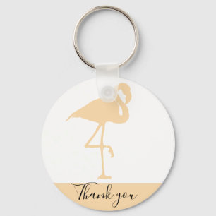 Chaveiro Modern Flamingo, Obrigado
