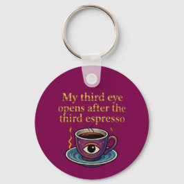 Chaveiro Modern Mystic Coffee Art My third eye collection