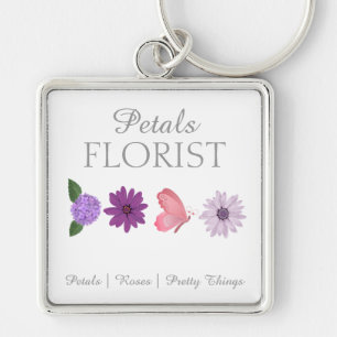 Chaveiro Moderna Marca de Florista de Boutique