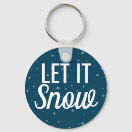 Chaveiro Moderno deixa-o nevar azul com flocos de neve