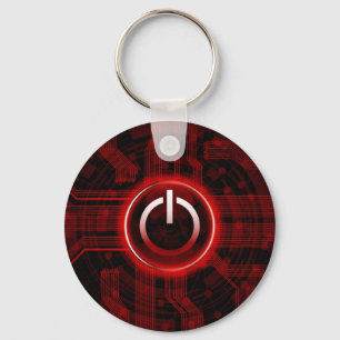 chaveiro moderno do design do tema da tecnologia