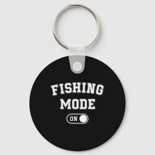 Chaveiro Modo de Pesca Ativado Presente Engraçado para Pai