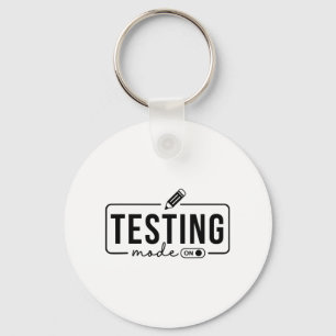 Chaveiro Modo De Teste De Camisa De Professores De Dia Em P