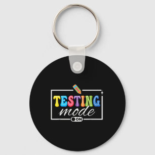 Chaveiro Modo De Teste Engraçado No Dia De Teste Do Chá Mot