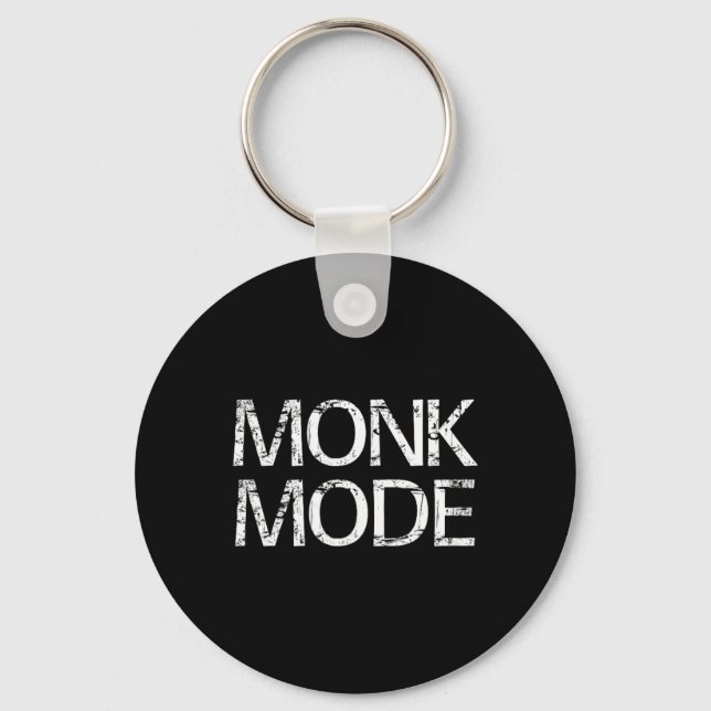 Chaveiro Modo Monge Meditação Ioga Novidade (Frente)