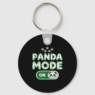 Chaveiro Modo Panda Ativado Camisa Divertida para Amante de