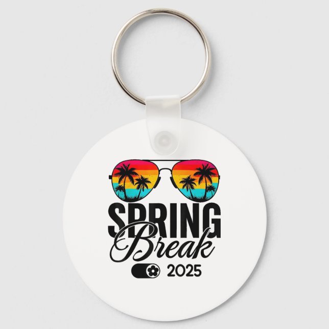 Chaveiro Modo Spring Break 2025 Na Praia Dos Pulmões Retroa (Frente)