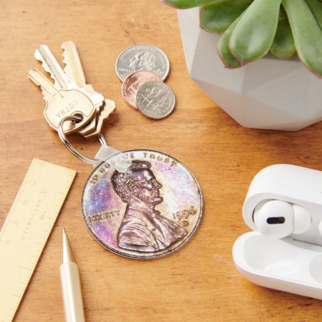 Chaveiro Moeda de cobre Penny dos EUA (Mesa)
