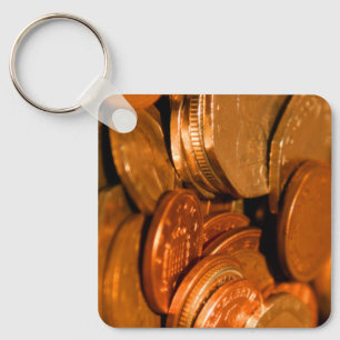Chaveiro Moedas de Cobre e Prata
