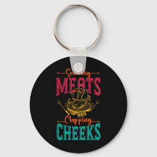 Chaveiro Moedas Para Fumar E Amarrar Cheeks Carne De Churra