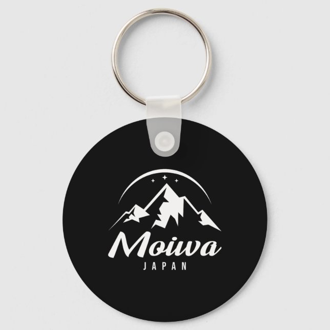 Chaveiro Moiwa Japan Ski Resort Skiting Snowboard (Frente)